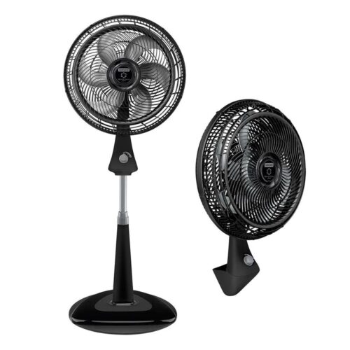 Ventilador Samurai Silence Force Plus 2 En 1 Negro 18 pulgadas